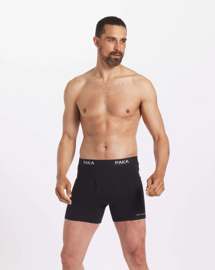 Man wearing Alpaca Underwear in Black