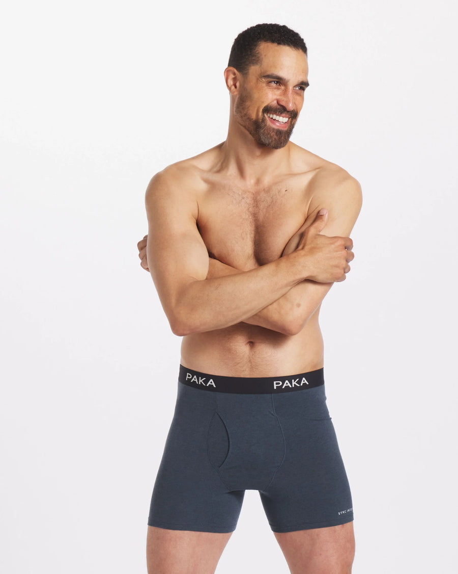 Smiling Man wearing Alpaca Underwear