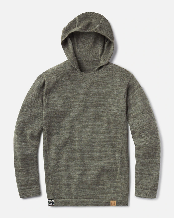 The Hoodie Eucalyptus / Dark Green Ethical Alpaca Hoodie Sweater – PAKA Apparel