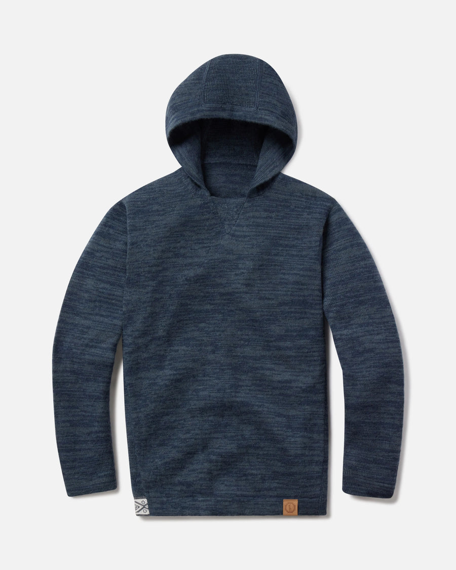 The Hoodie Navy Blue Natural Fiber Lightweight Alpaca Hoodie Sweater – PAKA Apparel