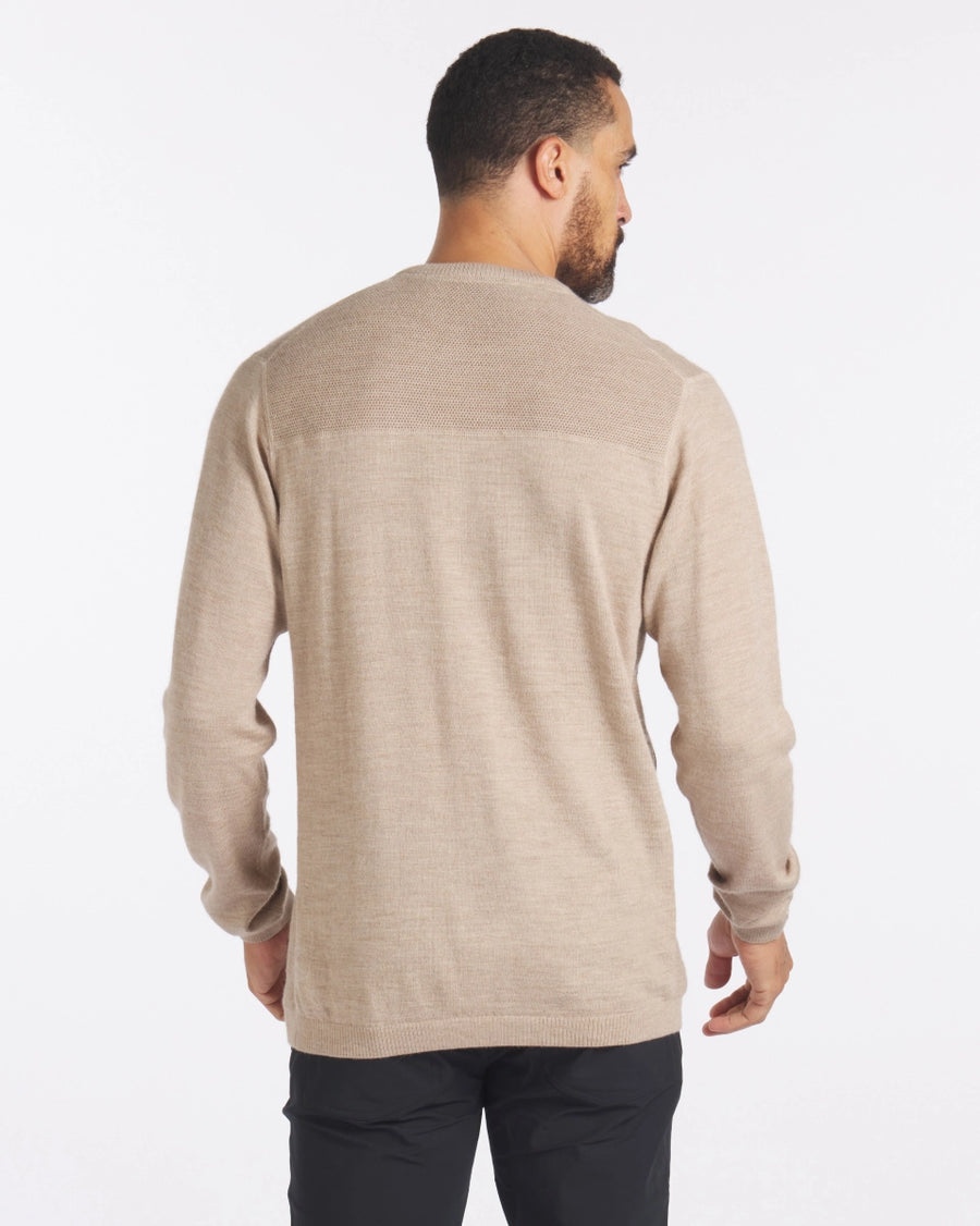 Male model wearing Timber Ultralight Crewneck