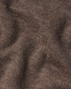 Close Up of Natural Fiber on Men's Mountain Crew Ethical Alpaca Wool Sweater – PAKA Apparel