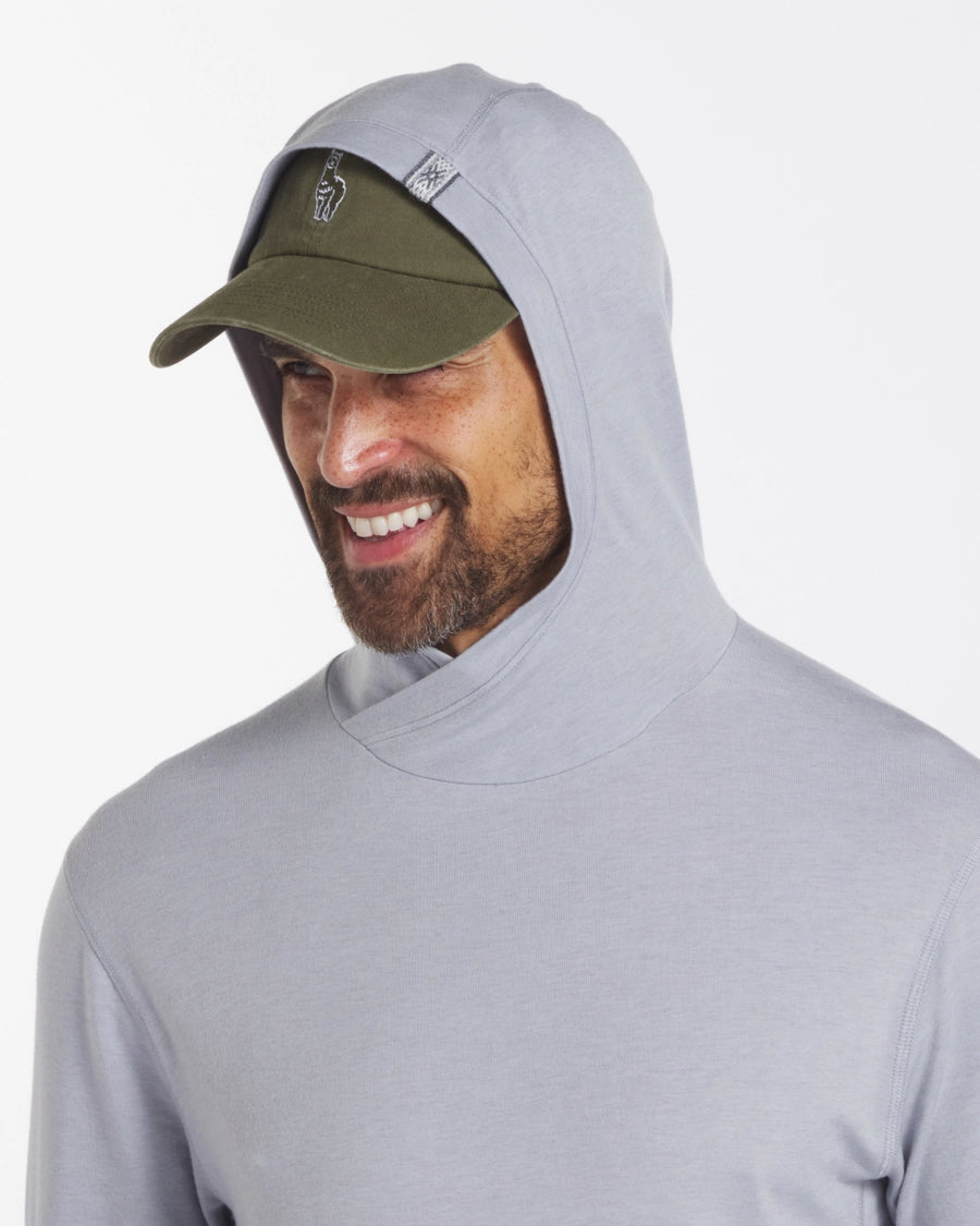 Man wearing Men's Sol Hoodie