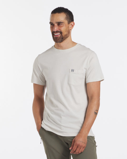 men's alpaca wool pocket tee shirt