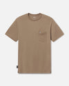 Cappuccino / Light Brown Lightweight Breathable Alpaca Wool Pocket T-Shirt – PAKA Apparel