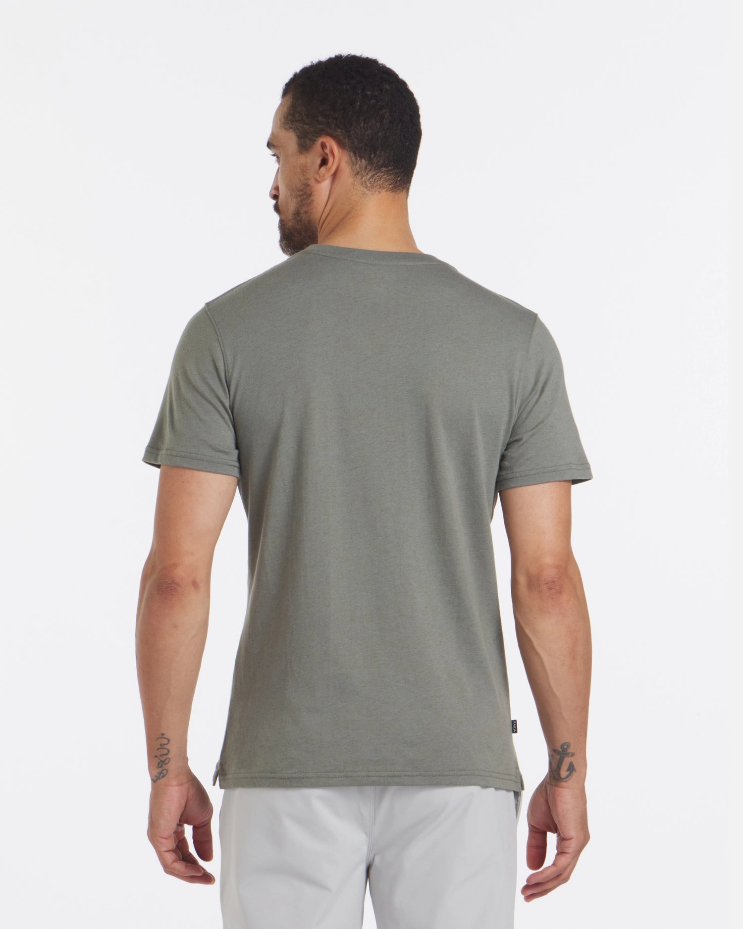 men's alpaca wool pocket tee shirt