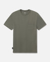 Forage / Dark Green Men's Royal Alpaca Organic Pima Cotton Blend Pocket T-Shirt – PAKA Apparel