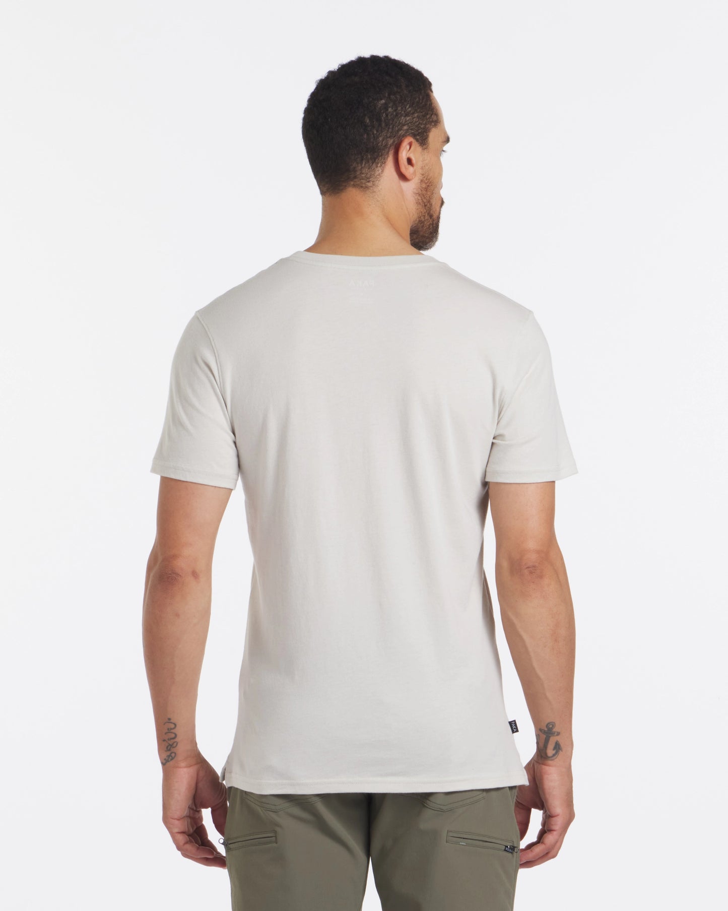 men's alpaca wool pocket tee shirt