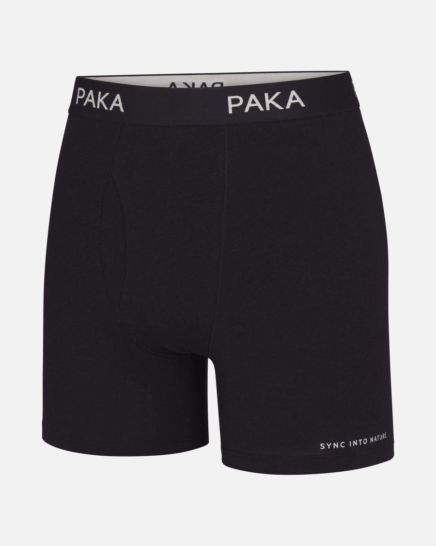 Men's Black Breathable Natural Fiber Alpaca Underwear Boxer Briefs – PAKA Apparel