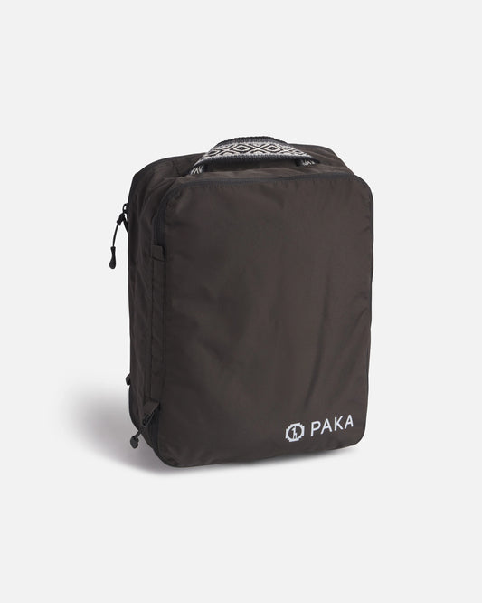 Upright Black Compression Packing Cube for Travel with Hand Woven Inca ID – PAKA Apparel