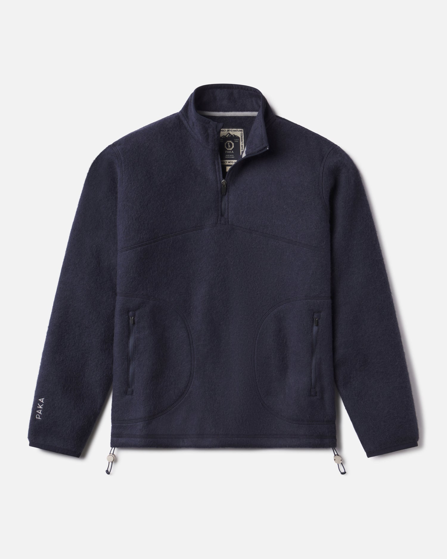 PAKACLOUD™ Navy Blue Sustainable Alpaca Fleece Jacket – PAKA Apparel