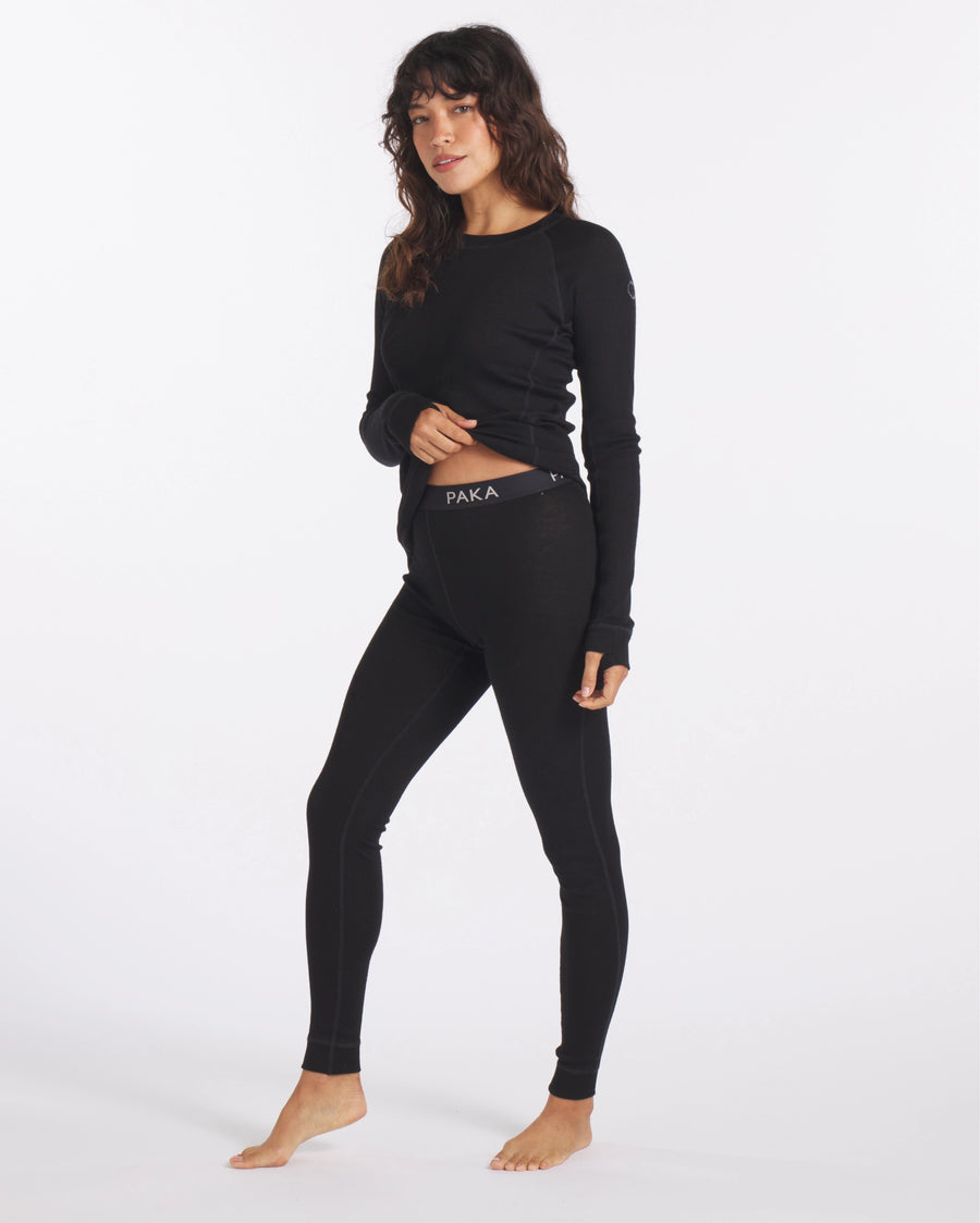 Women's thermals base layer bottoms