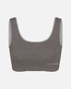 Forage Grey Women's Ultra-Lightweight Alpaca Bralette - PAKA Apparel