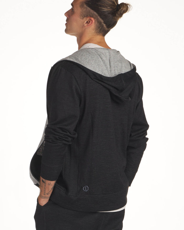 Back shot of Breathe Men's Hoodie