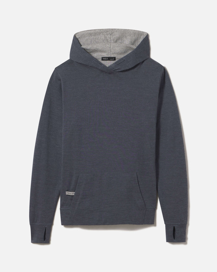 Men's Breathe Hoodie in Charcoal Blue