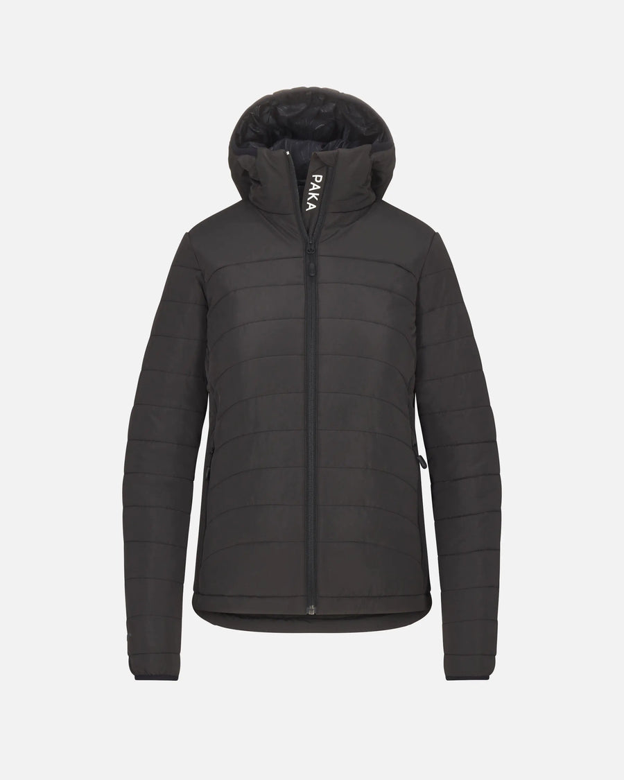 Womens black puffer jacket 