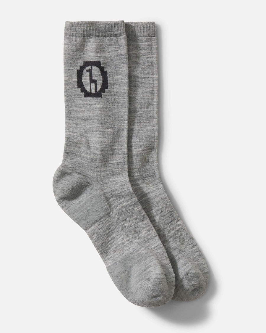 Light Grey Lightweight Moisture-Wicking Alpaca Wool Crew Socks – PAKA Apparel