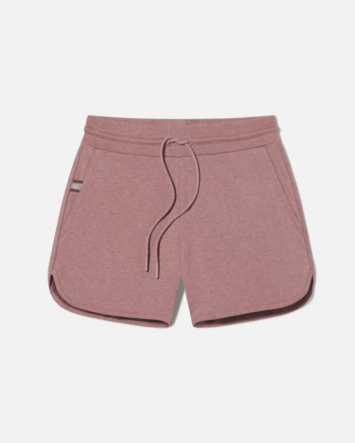 Iron Oxide / Pink Women's Sustainable Alpaca Terry Cloth Shorts – PAKA Apparel