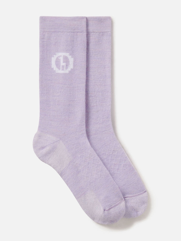 Lavender / Light Purple Moisture-Wicking Alpaca Wool Crew Socks – PAKA Apparel