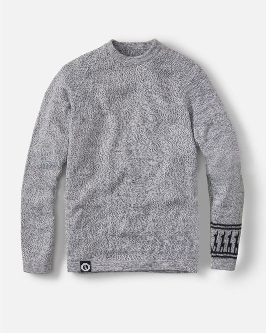 The Costa Grey Alpaca Merino Wool Blend Crew Sweater for Hiking, Skiing and Casual – PAKA Apparel